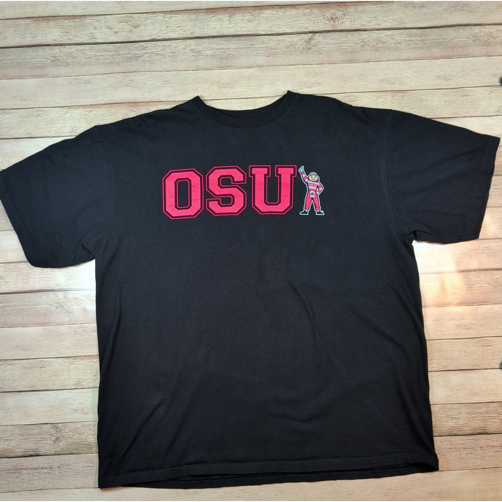 Champs OSU T-Shirt Mens XL Black Ohio State Buckeyes Brutus Graphic Colegiette
